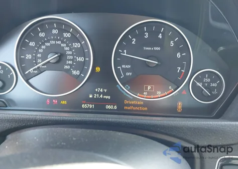 2015 BMW 328I xDrive из США, поврежденный, VIN WBA3B5G57FNS17026